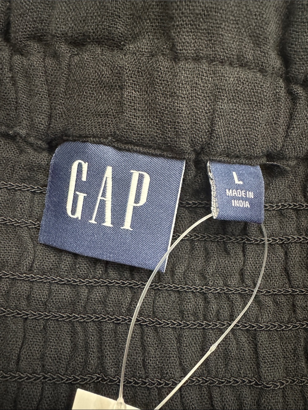 GAP black tiered gauze maxi skirt. size large. NEW WITH TAGS. - Picture 3 of 7